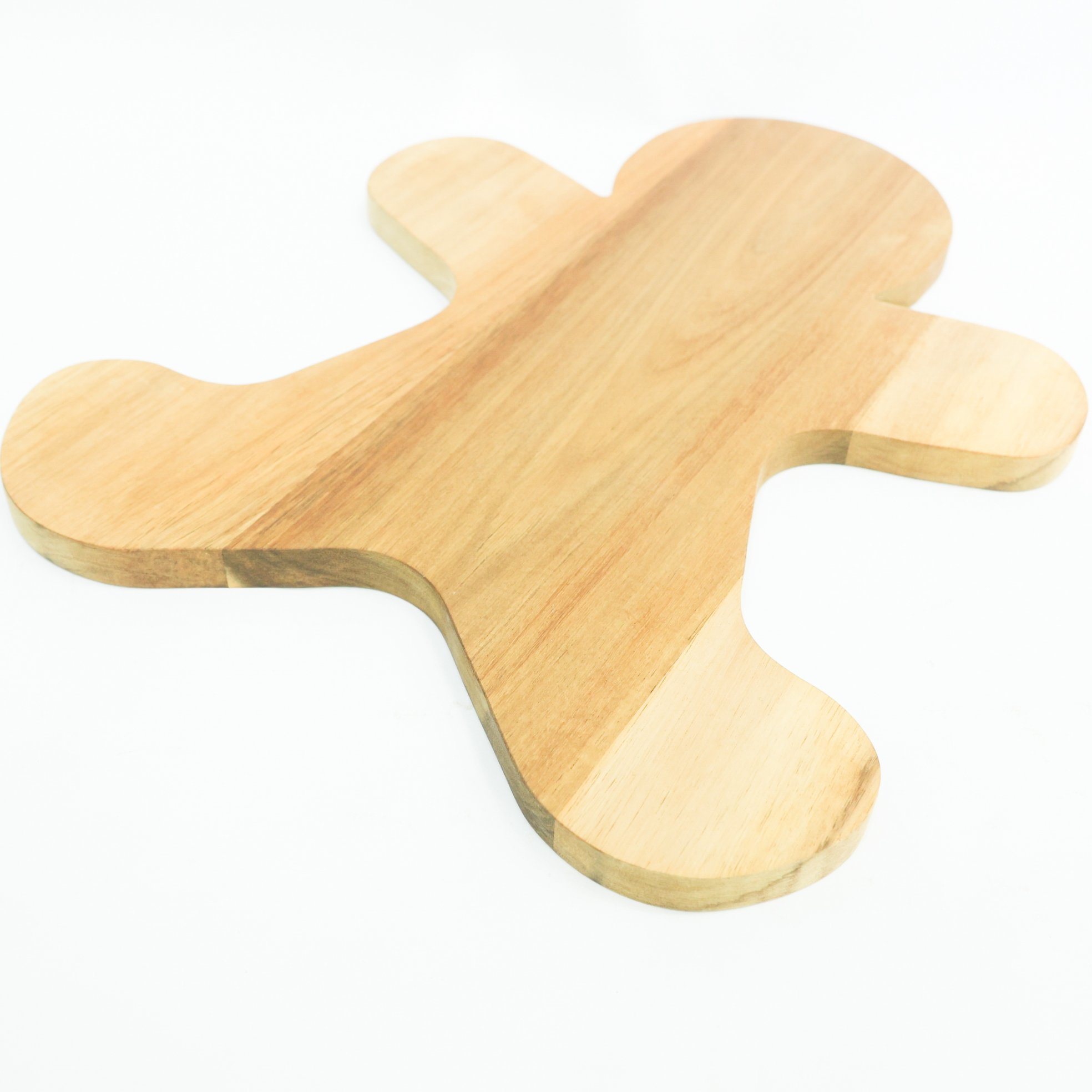 Wholesale Ginerbread Man Shape Acacia Wood Cutting Board Serving Board Cheese Board