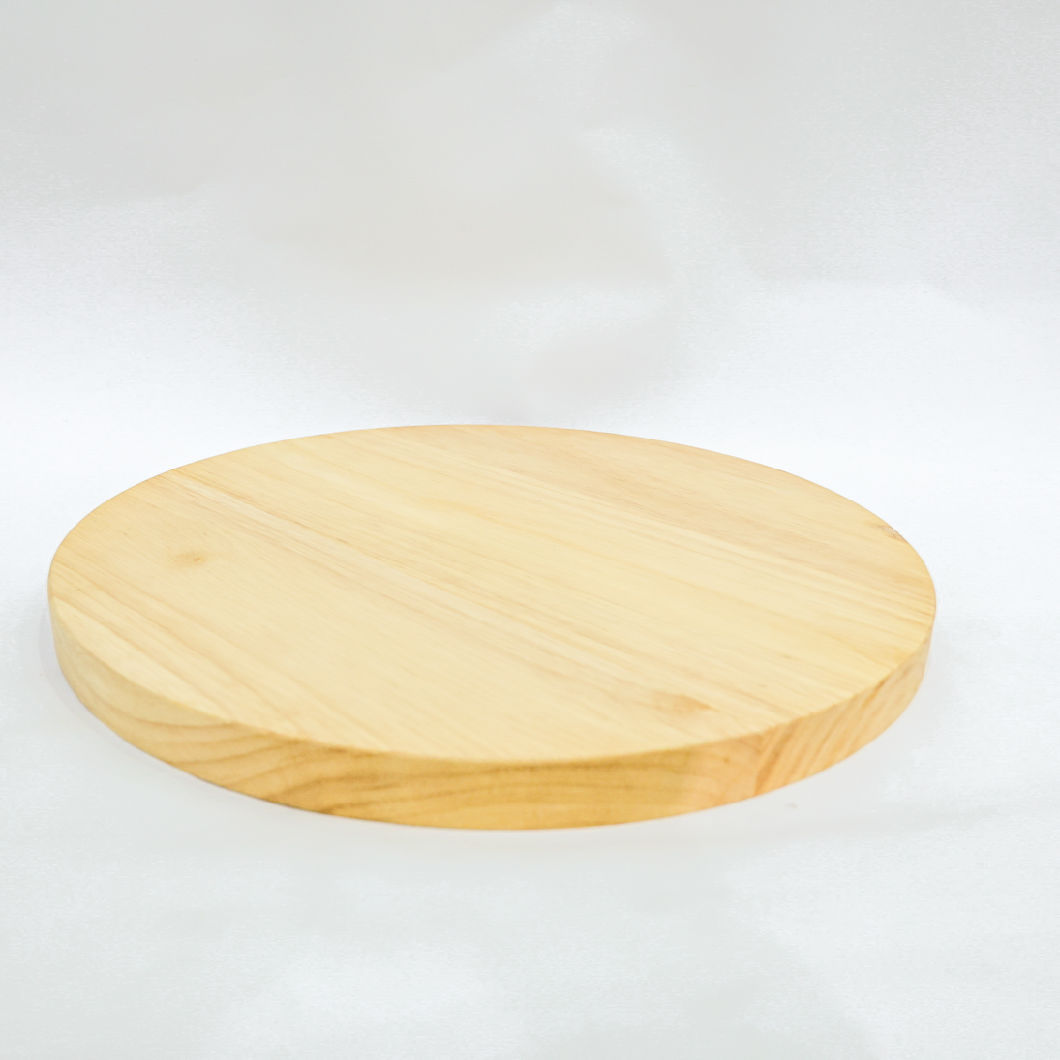 Round and Thick Rubber Wood Cutting Board From Factory