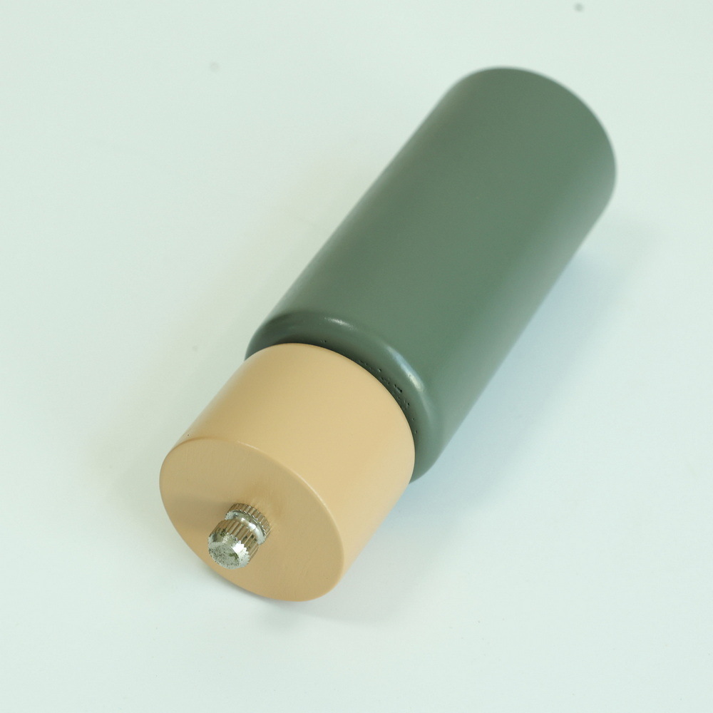 Premium Color Painted Wood Grinders Wooden Salt and Pepper Grinder Set with Adjustable Ceramic Grinding