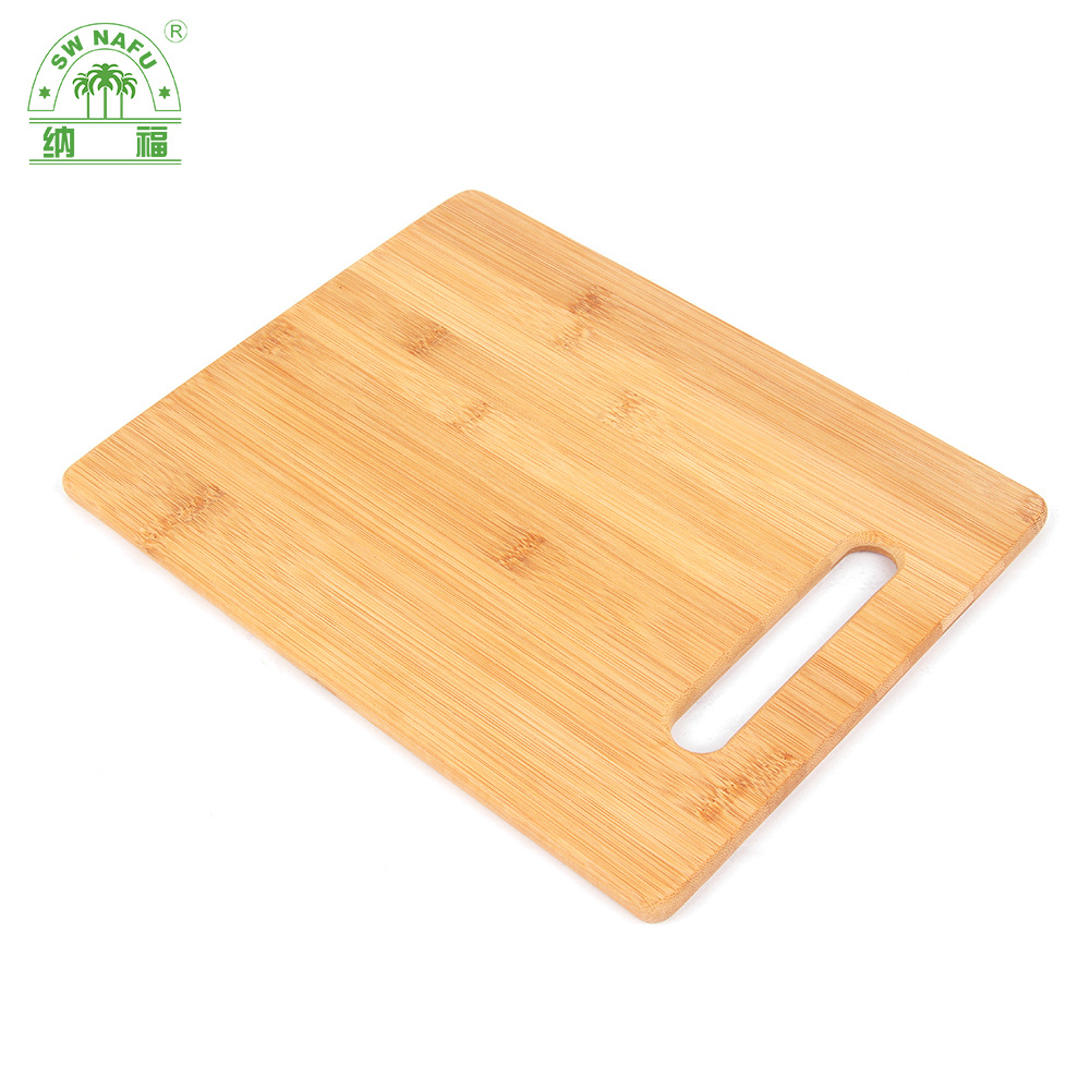 Cheap Price High Density Bamboo Wood Meat Vegetable Cutting Board with Handle