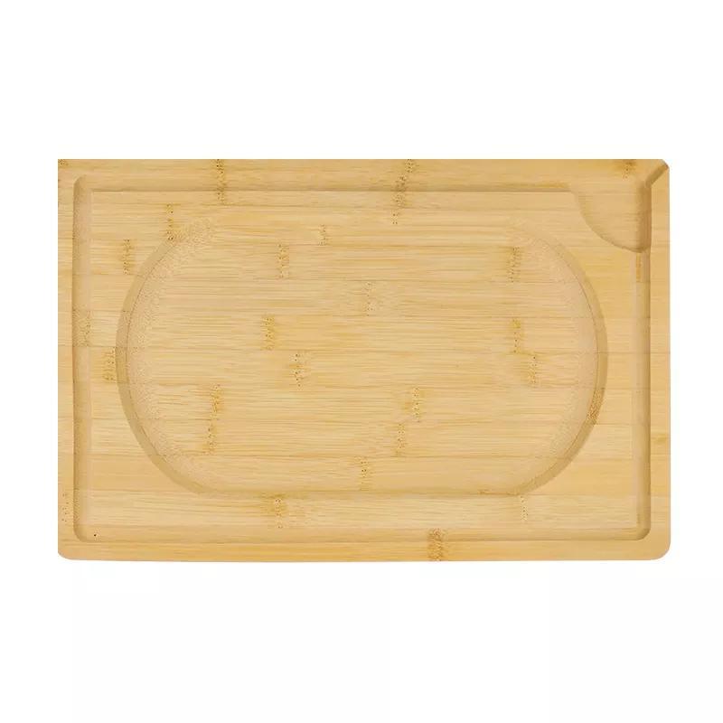 Turkey Carving Cutting Board with Drip Groove Large Bamboo Wood Board for Meat