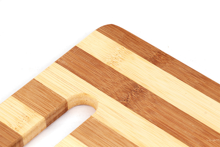 Zebra Bamboo Wood Cutting Board Blanks for Home Kitchen with Handle