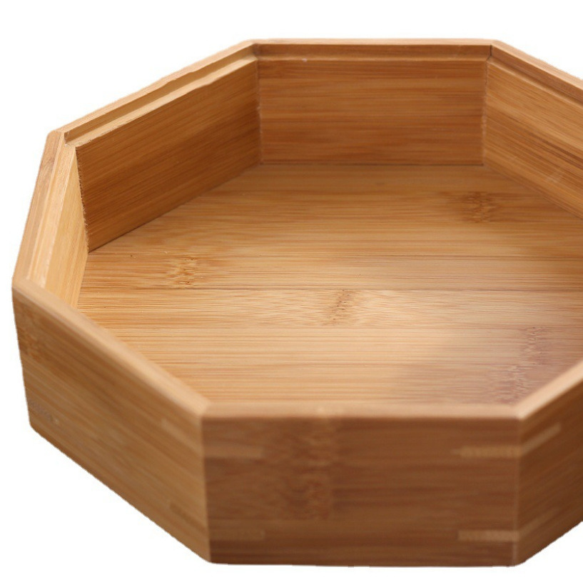 Wholesale Bamboo and Wood Storage Box Dried Fruit Tea Set Storage Box with Lid for Living Room and Kitchen