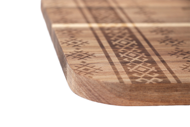 Premium Quality Custom Acacia Wood Large Engraved Cutting Board Chopping Board Wholesale