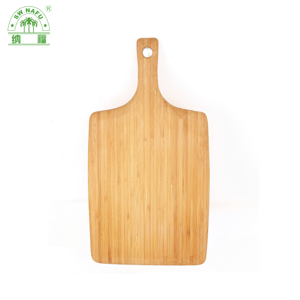 Long and Thick Bamboo Wooden Chopping Board Pizza Board with Handle for Kitchen