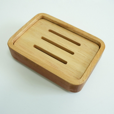 Wholesale Eco-Friendly Natural Draining Wooden Soap Dish Wooden Soap Box