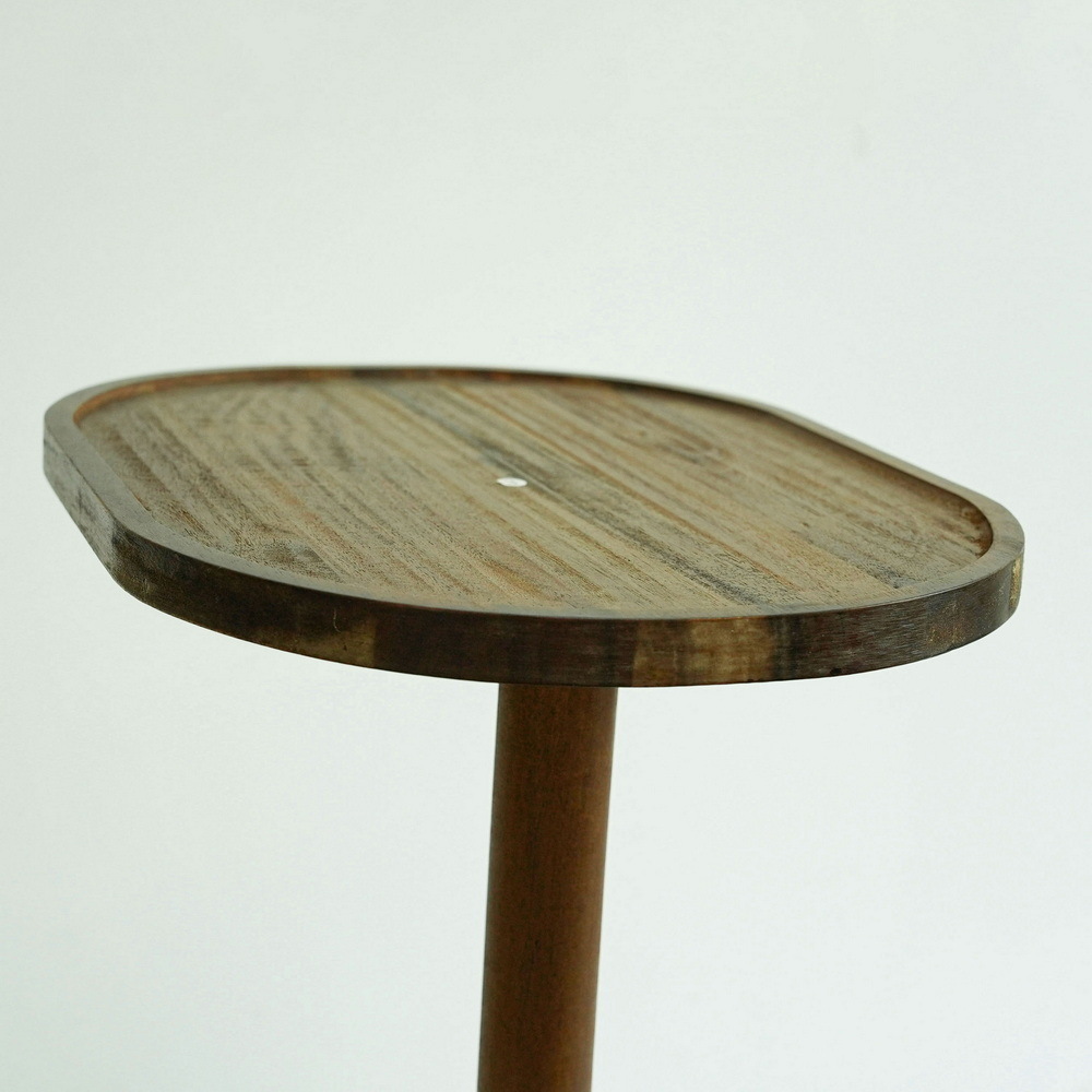 Factory Supply Black Color Modern Wood Side Table Side Coffee Table Wooden Corner Table