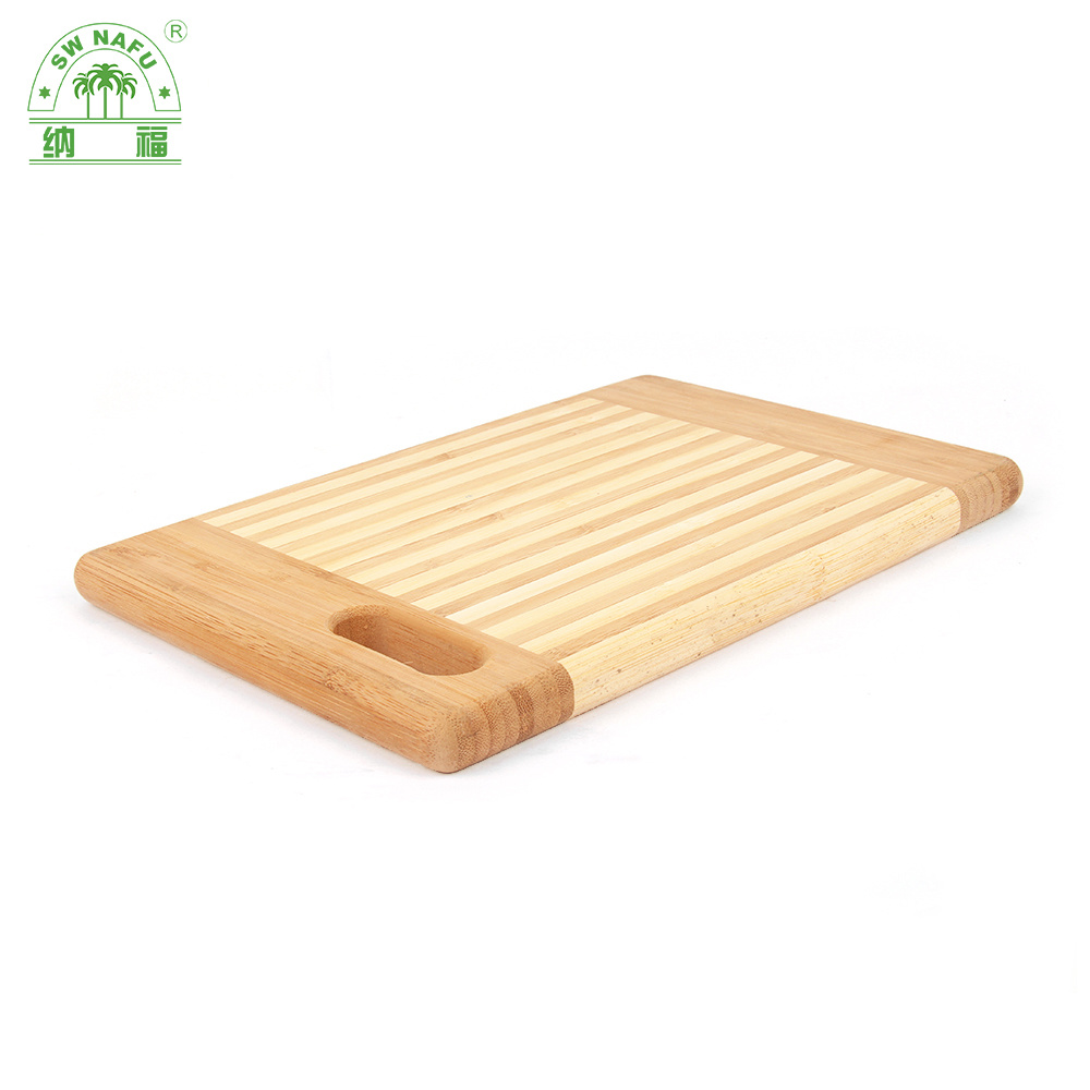 Organic Zebra Stripe Bamboo Function Chopping Board for Kitchen