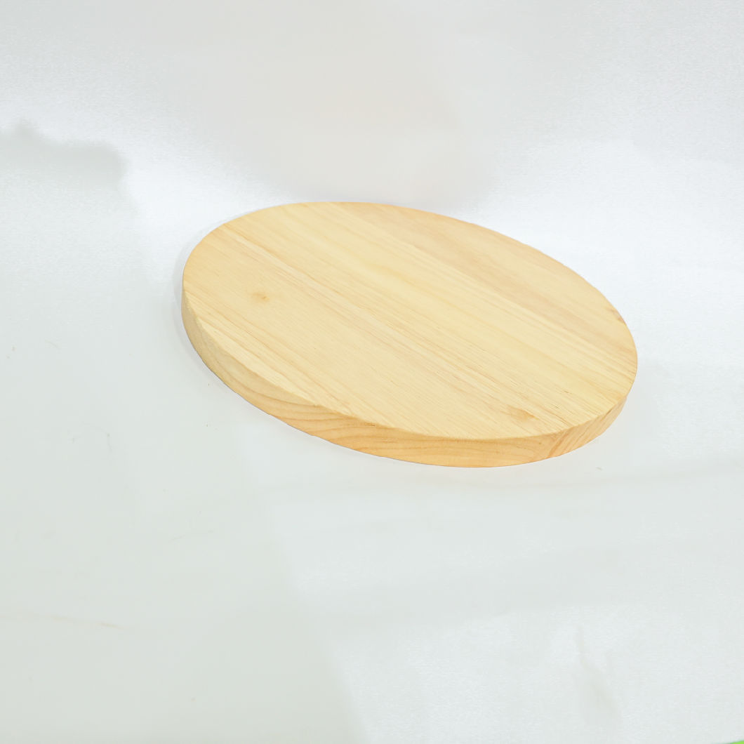 Round and Thick Rubber Wood Cutting Board From Factory